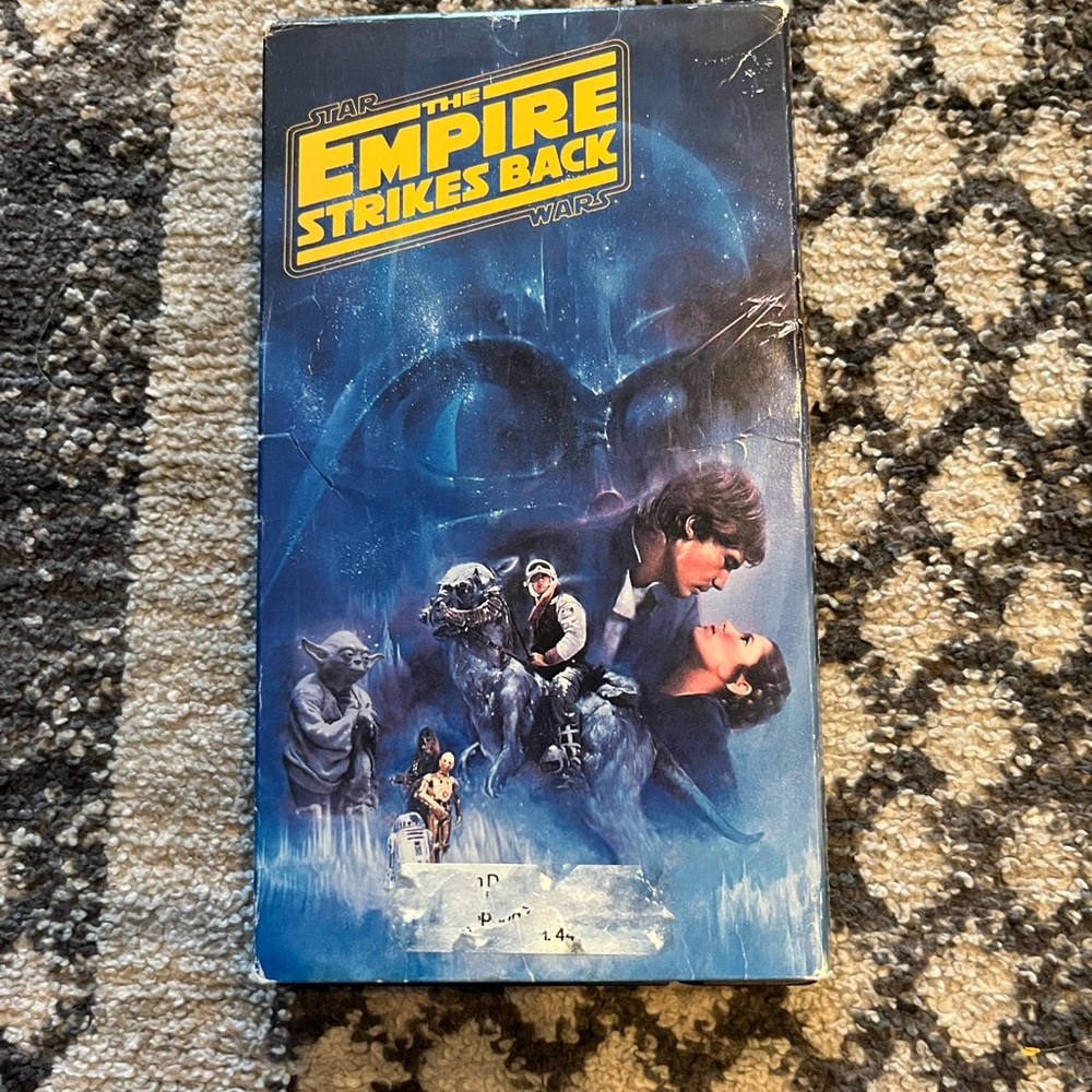 The Empire Strikes Back VHS tape